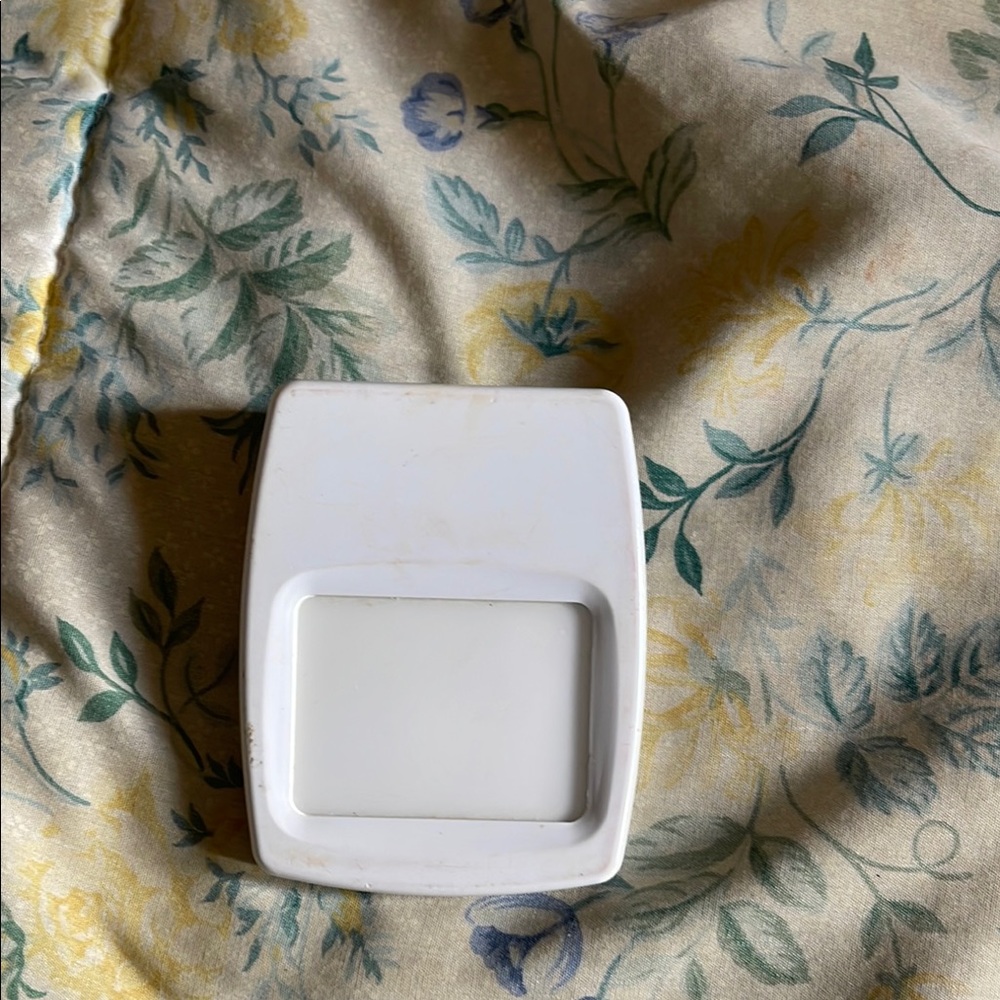 White Square Soap Dish